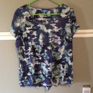 Simply Vera Vera Wang Watercolor Top